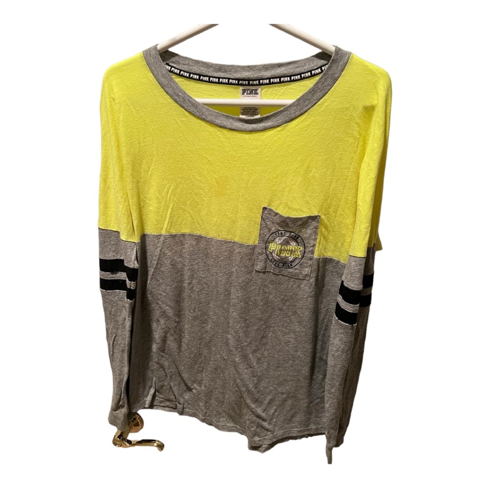 Women’s Pink by Victoria Secret T-shirt Long Sleeve Size SP
